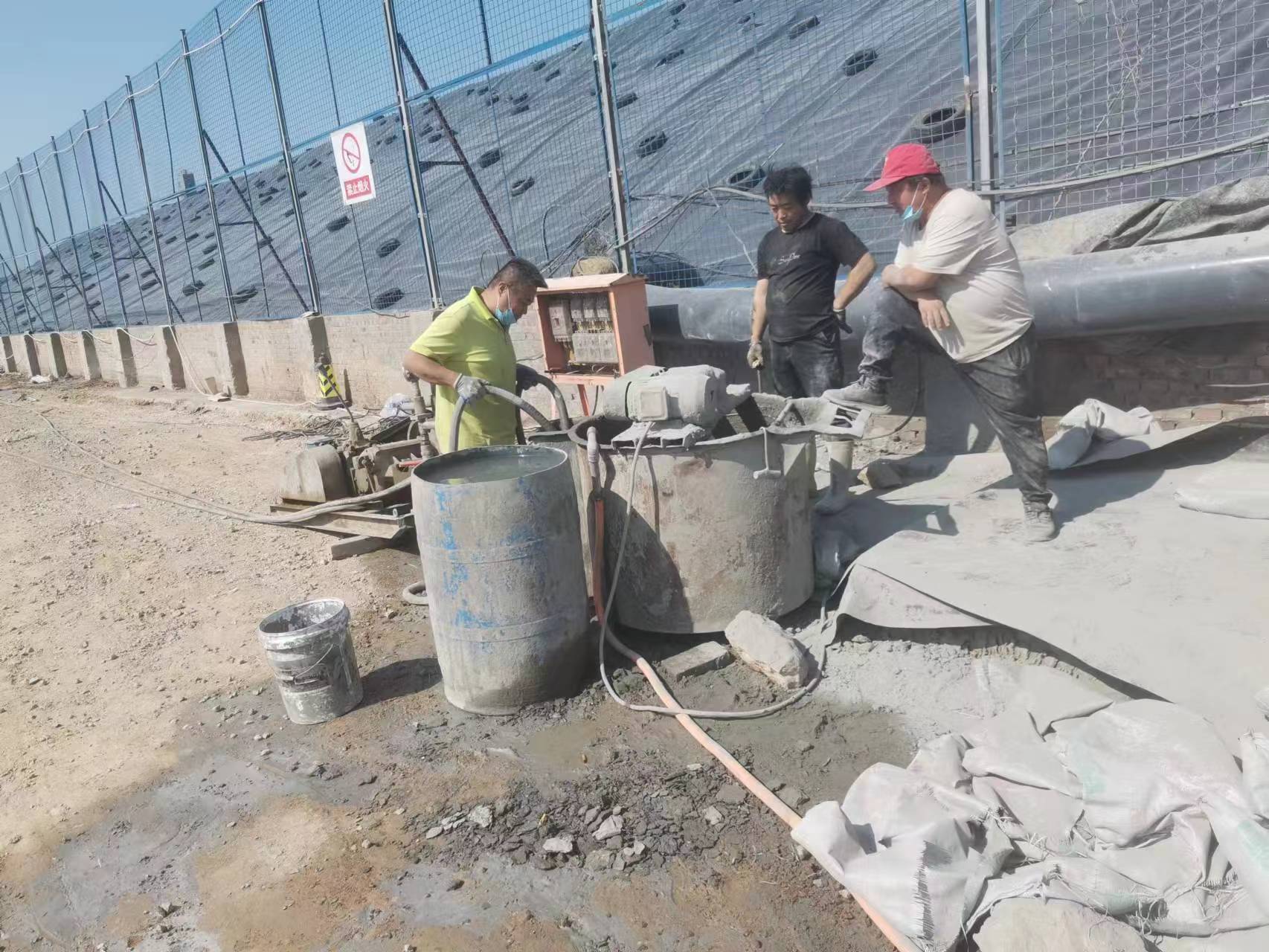 合作袖阀管注浆